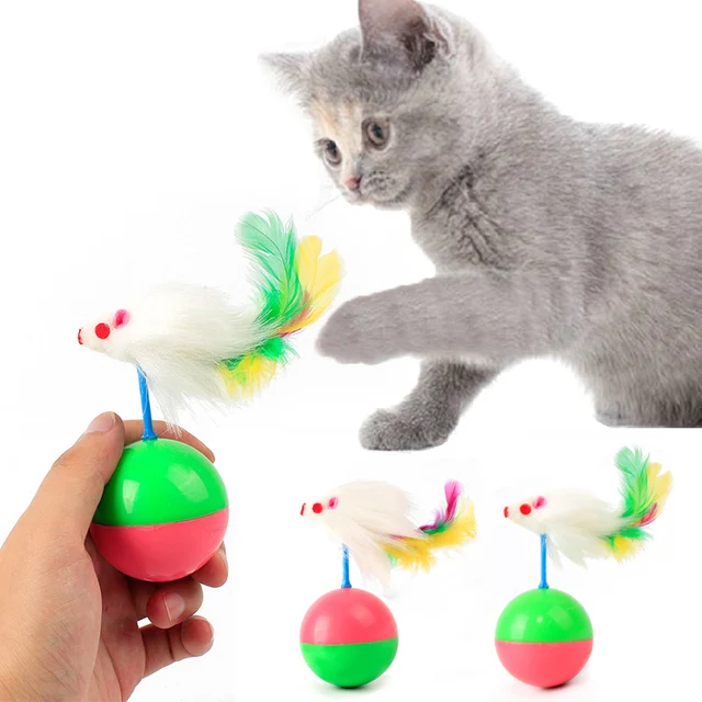 Hot Colorful Durevole Pet Giochi Per Gatti Non Invertito Tipo Palla