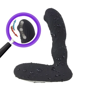 New 12 Speeds Prostate Massager For Men & Rolling Massage Anus, Anal Sex Toys for Gay Male Prostata Anal Plug Vibrators for Men 1