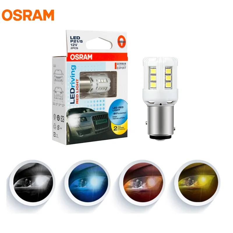 Светодиодный габаритный фонарь OSRAM T10 T20 S25 W5W W21W P21W P21/5 W PY21W стандартный