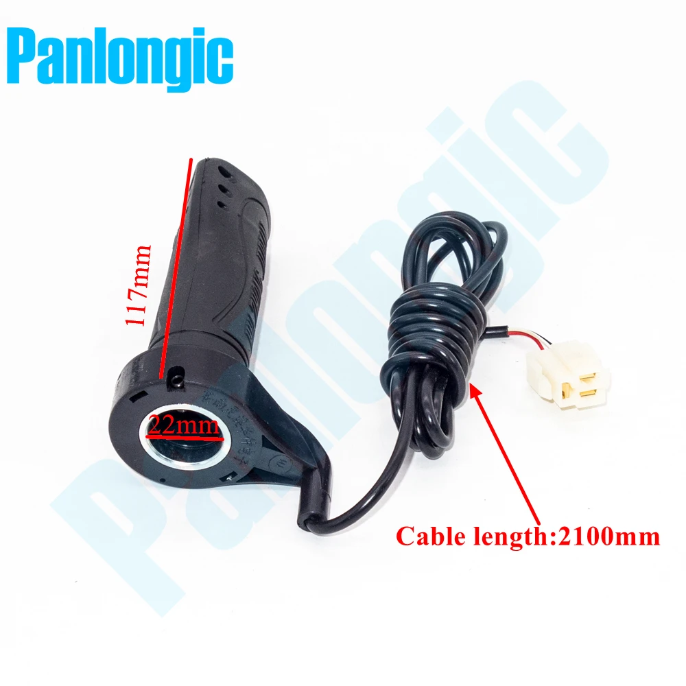 Ускоритель поворота Panlongic для трицикла и электрического велосипеда, электровелосипед, скутер, поворотная ручка заслонки, дроссельная заслонка с удлиненным кабелем