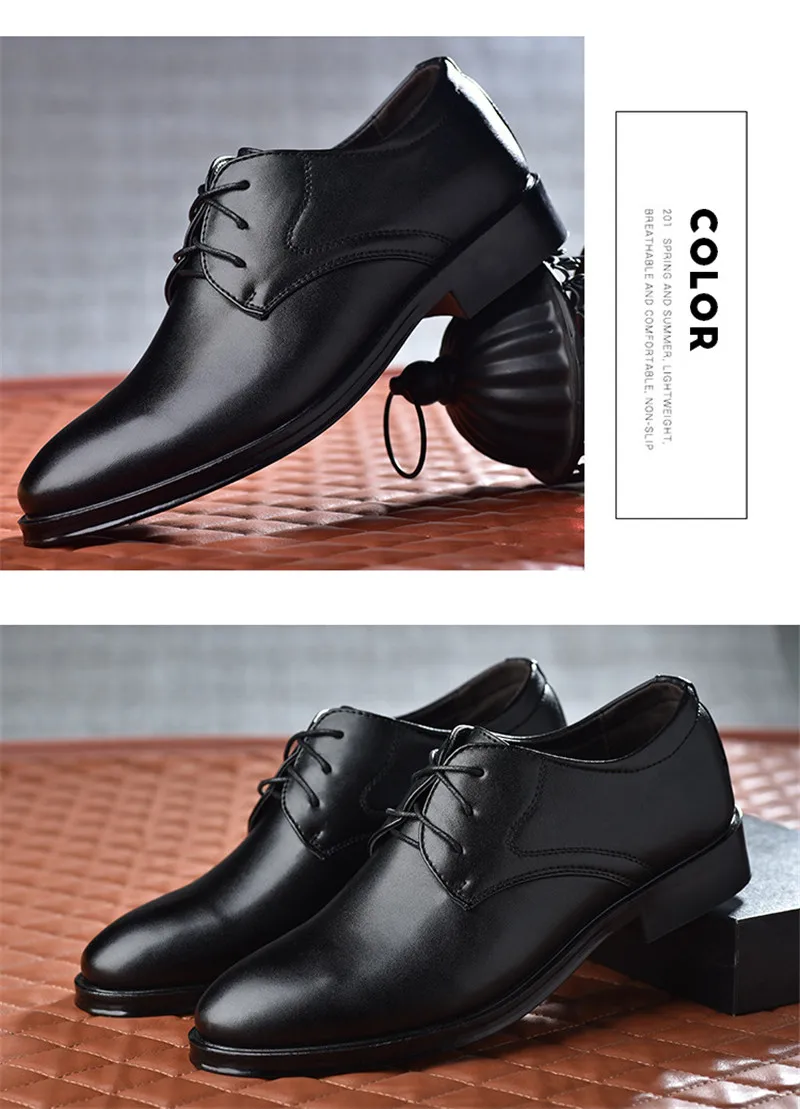 Английский стиль, брендовые кожаные модные мужские деловые модельные лоферы с острым носком, черные туфли-оксфорды, дышащая деловая