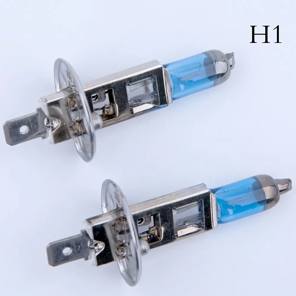 2 шт. автомобильные галогенные лампы H1 12 В 100 Вт 5000 К лм|car light source|lampe xenonh1 car lights |
