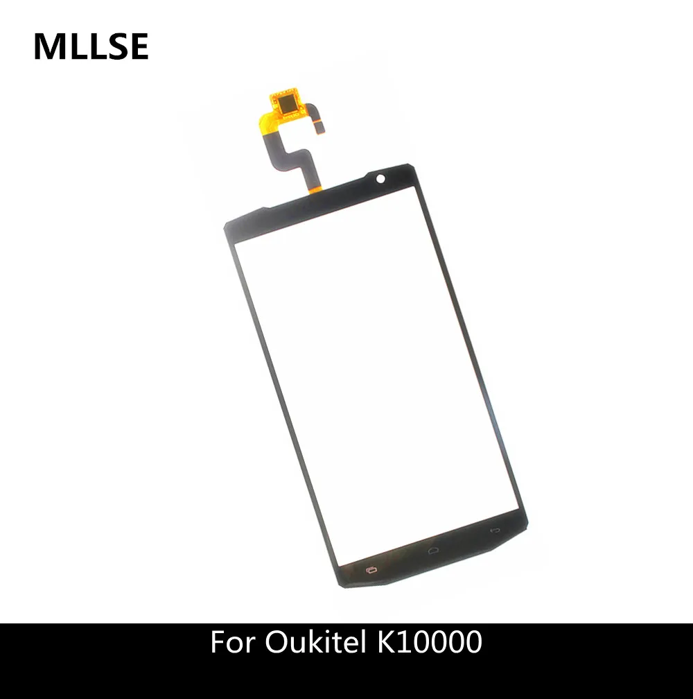 

5.5'' Black Touch Screen Panel Repair Parts For Oukitel K10000 Touch Glass Digitizer Sensor Replacement With Sticker