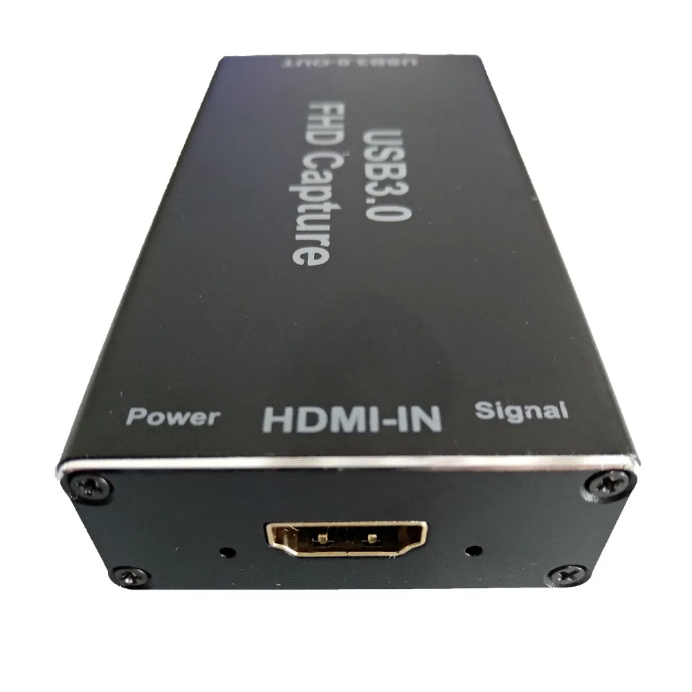USB3.0 карта видеозахвата VC30 1080P 60FPS HDMI к видео Захват игра потоковая прямая