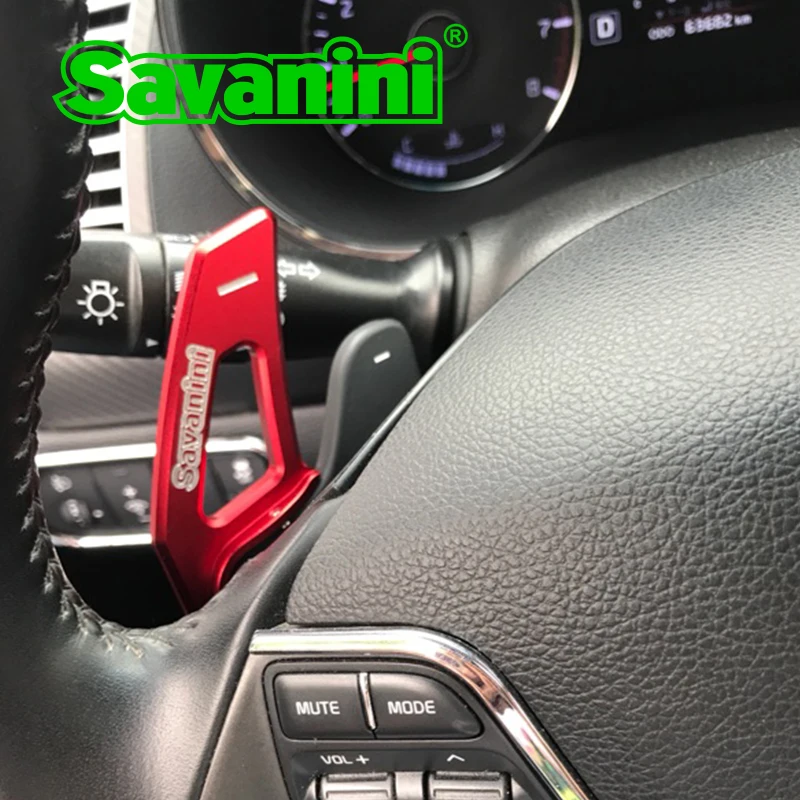 Savanini алюминиевый руль DSG Shift Paddle Shifter расширение для Kia K3 K3S авто аксессуары для стайлинга автомобилей