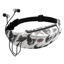 Модная Водонепроницаемая подушка для груди, Женская красочная сумка через плечо, женская маленькая сумочка, женская спортивная сумка с цветочным принтом, поясные сумки