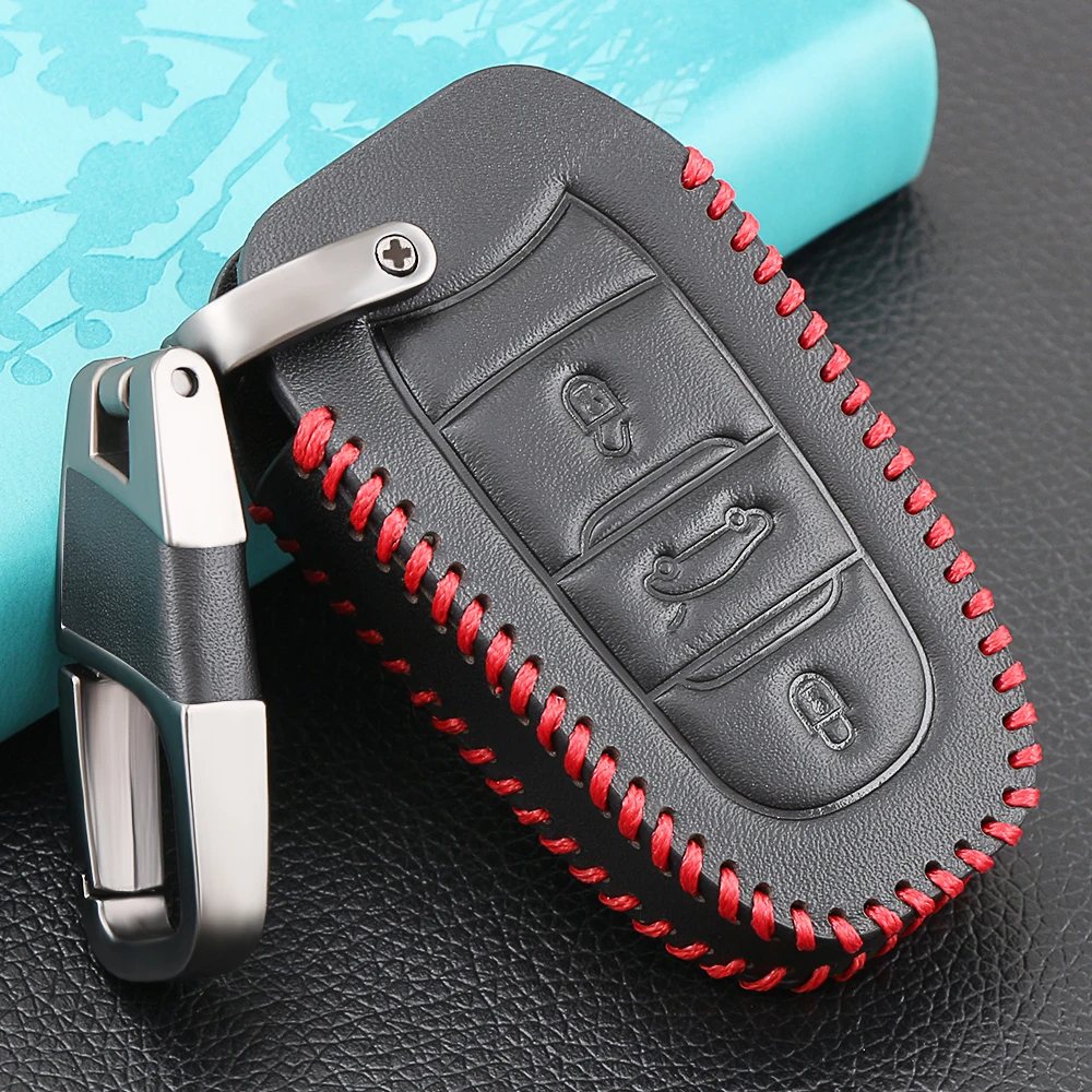 3 Button Leather Car Remote Key Fob Shell Cover Case For Peugeot 3008 3-button-leather-car-remote-key-fob-shell-cover-case-for-peugeot-3008