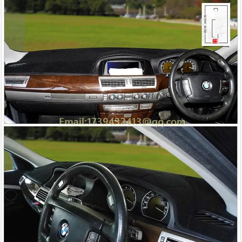 Чехол для приборной панели аксессуары стайлинга автомобиля BMW 7 серии E65 E66 E67 E68 730li