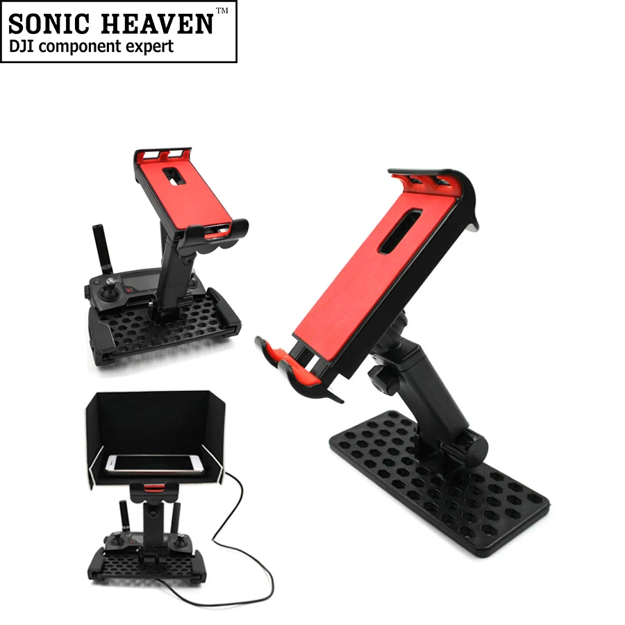 

DJI Mavic Mini 2 Pro Zoom Air Spark Remote Control Monitor Extended Holder Mount Bracket for 4"-12" Phone Tablet Remote Control