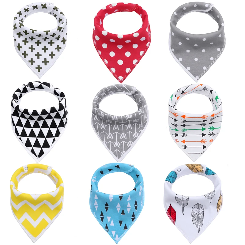 

NEW Style Baby Bibs Bandana Triangle Bib For Girls Boys Toddler Infant Feeding Cotton Saliva Towel Scarf Baberos