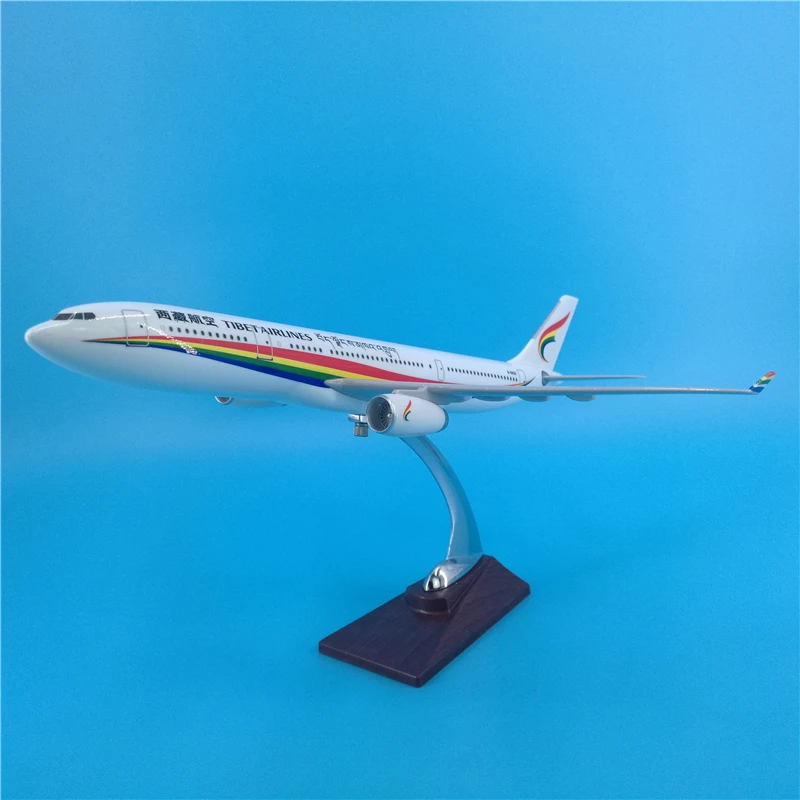 40 см 1: 172 Airbus A330 модель TIBET Airways с базовым сплавом самолет коллекция самолетиков дисплей Модель украшения