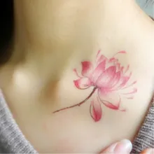 Большой harajuku lotus мужские и wo мужские водонепроницаемые наклейки-татуировки
