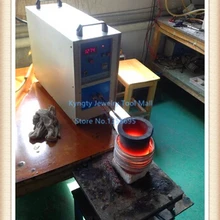 Высокочастотный Электрический Тигельные Плавильные Печи Мини Индукции Плавильной Печи 2 кг Емкость Золото Индукционные Плавильные Печи