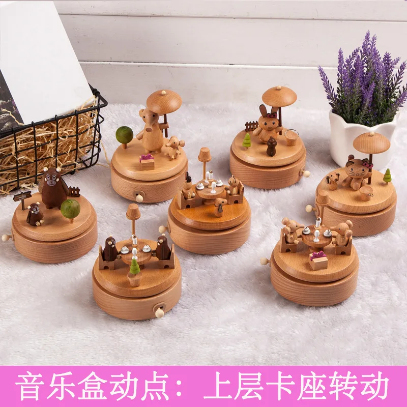 

music box woodiness music box beech house and home originality whirligig artware manufacturers present Ornaments home decor