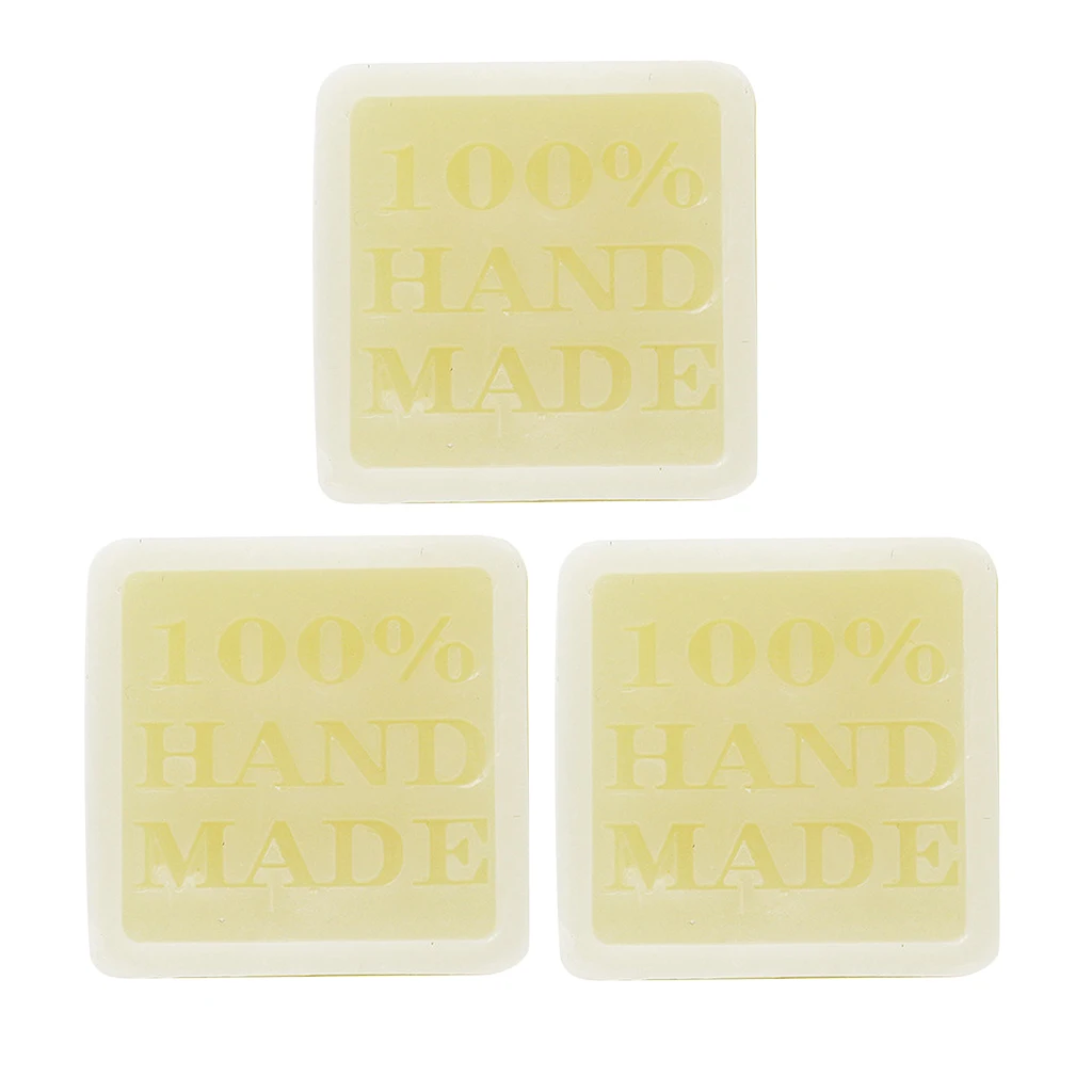 Pack 3 Pieces 126g Natural White Beeswax Wax Block Jewelry Wood Furniture Floor Stamp Polishing Wax Home Cleaning Wax