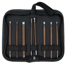 Высокое Качество Марганца сталь Печать вырезка ножи камень набор инструментов Пакет из ткани Деревообработка надписи