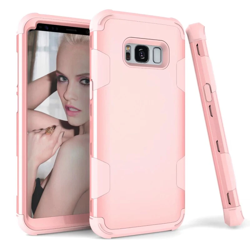 

Shockproof Case for Samsung Galaxy S8 Plus Covers PC+TPU Hybrid Case Anti-Knock Full Protective Cover for Samsung Galaxy S8 Case
