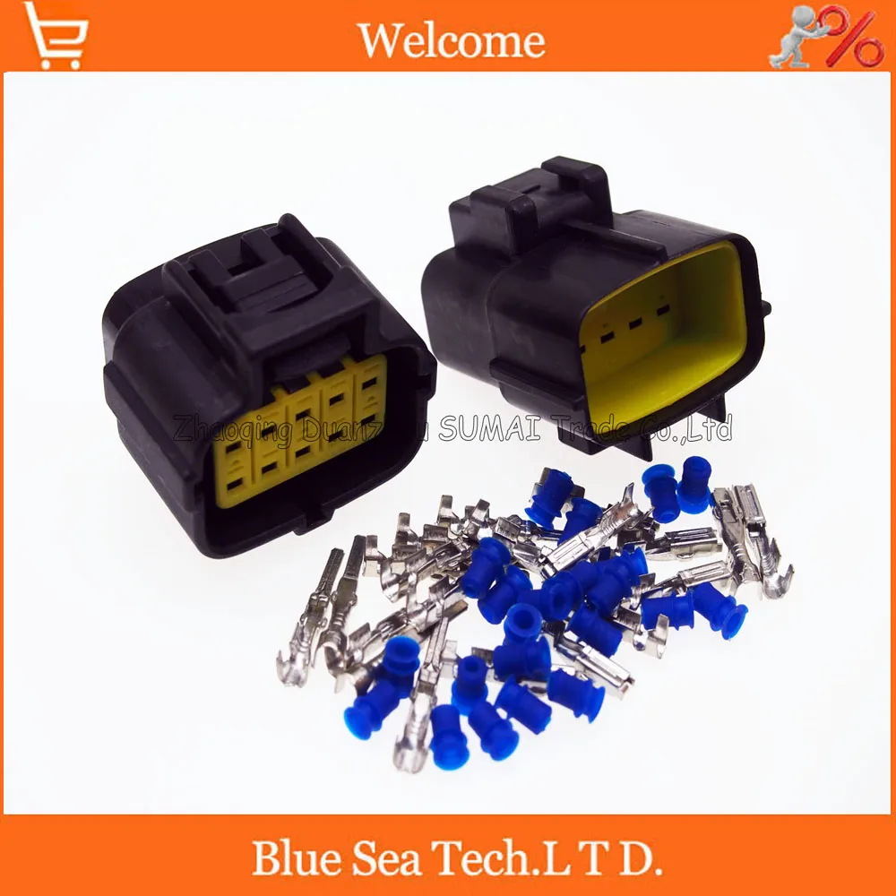10 Pin 1.8mm male and female waterproof electrical plug connector for