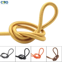 2*0,75 мм электрическая Проводная Подвесная лампа кабель витой текстильный верхний шнур Эдисона подвесной светильник 2 м/5 м/10 м несколько цветов