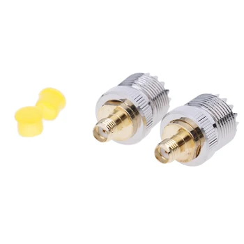 

1Pc SMA Female To UHF Female RF Coaxial Connector Adapter SO239 SL16 RF