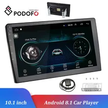 Podofo 10,1 ''Android мультимедийный dvd-плеер gps навигация Авторадио Bluetooth автомобильное радио wifi Зеркало Ссылка 2 Din автомобильный аудио стерео