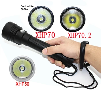 

Utral Bright 5000 lumens XHP70.2 LED Diving Flashlight Torch XHP50 2600LM Waterproof Scuba Diving flashlight Lamp lanterna