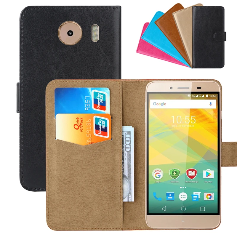 

Luxury Wallet Case For Prestigio Grace Z3 PU Leather Retro Flip Cover Magnetic Fashion Cases Strap