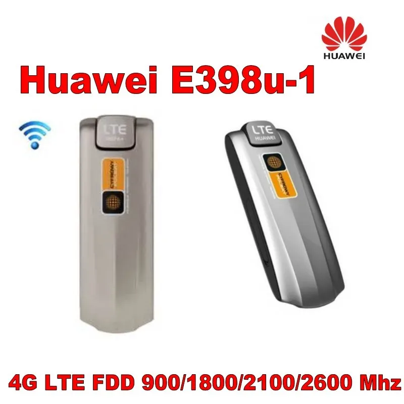 Разблокирована оригинальный Huawei E398 e398u-1 100 Мбит/с 4G LTE USB модем карта беспроводной передачи данных USB STICK + 49dbi 4G TS9 двойной разъем антенны