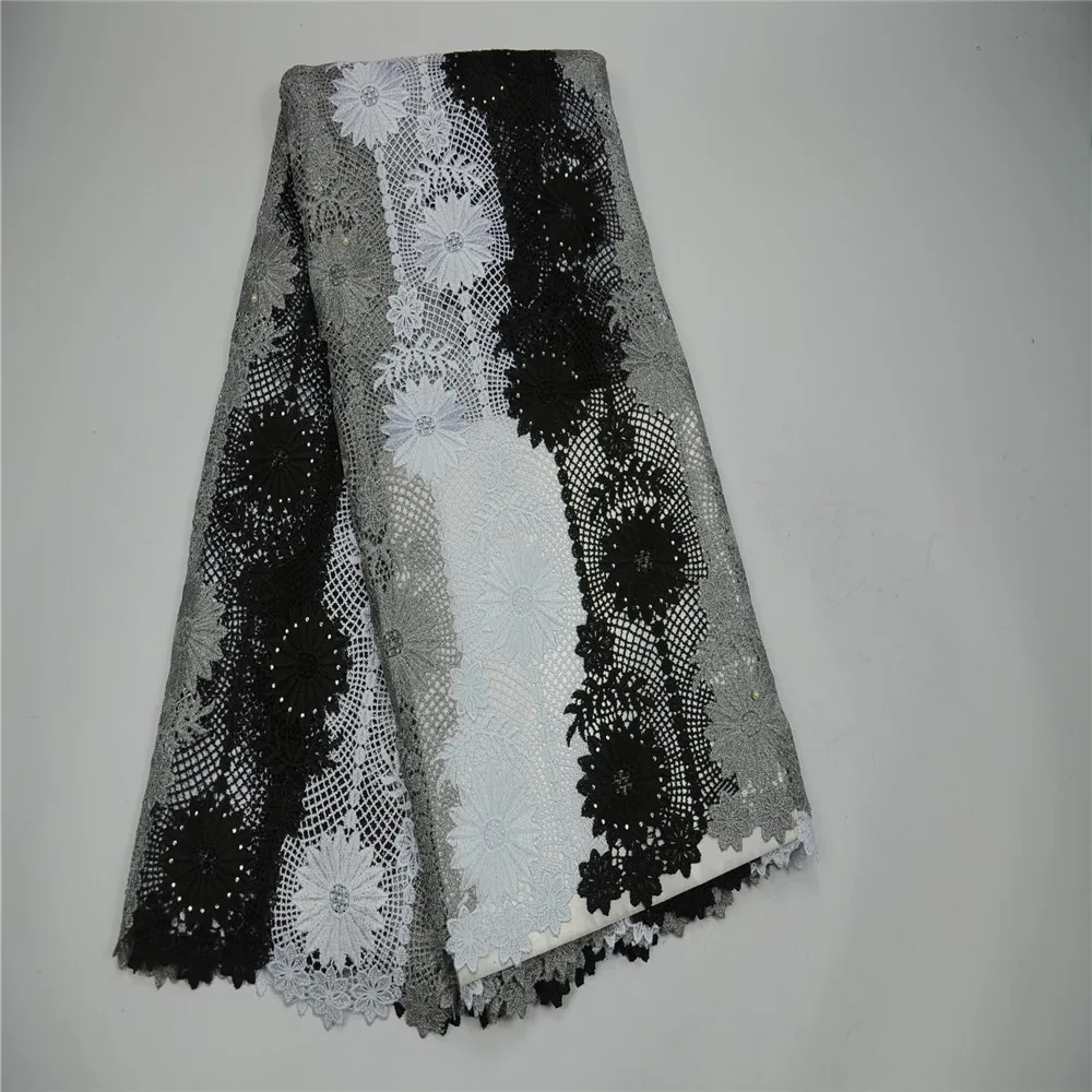 

Best Selling Water Soluble Lace Fabric,african Guipure Lace Fabric Free Shipping,colourful Cord Lace Fabric For Dress HJ82-2