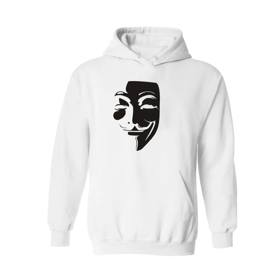 V For Vendetta Hero Mask Hooded Mens Hoodies And Sweatshirts Hip Hop Fashion Winter Mens Hoodies And Sweatshirts Casual Clothes