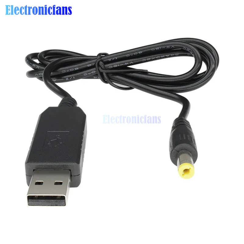 Кабель преобразователь diymore USB с 5 в пост. Тока на 12 2 1x5 мм|usb dc|usb dc 5vstep up module |