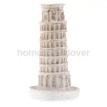 1 шт. смоляная башня Пизанская Строительная Модель Скульптура Статуя для домашнего декора стола