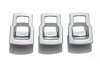 

Car Window Lift Switch Button Adornment Cover Trim For Land Rover LR4 Discovery 4 2010 2011 2012 2013 2014 2015 3PCS