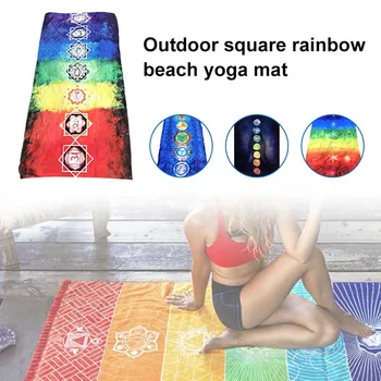 

2019 Newly Polyester Yoga Mat Summer Beach Cloth Tapestry for Home Camping Picnic
