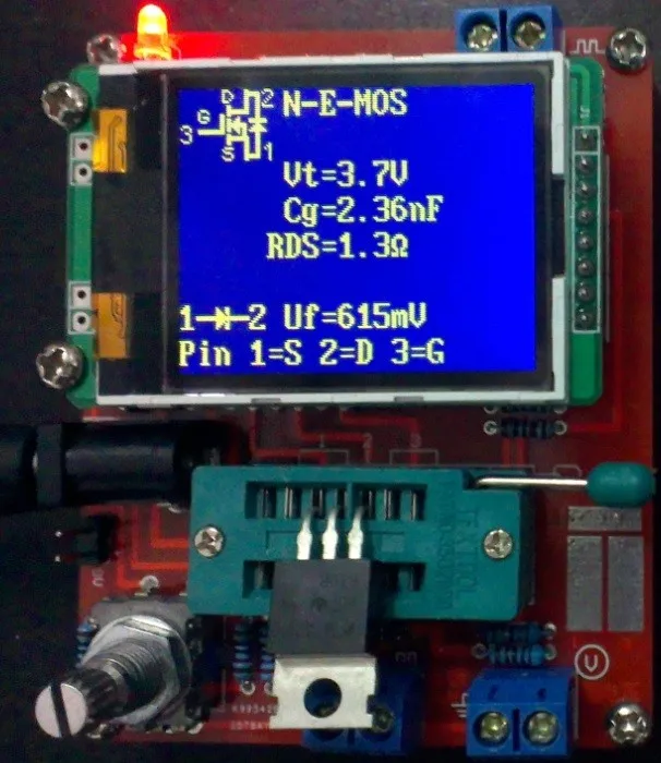 Английский транзистор тест er LCR диод емкость ESR частотомер сопротивление DS18B20 DHT11 IR_decoder тест