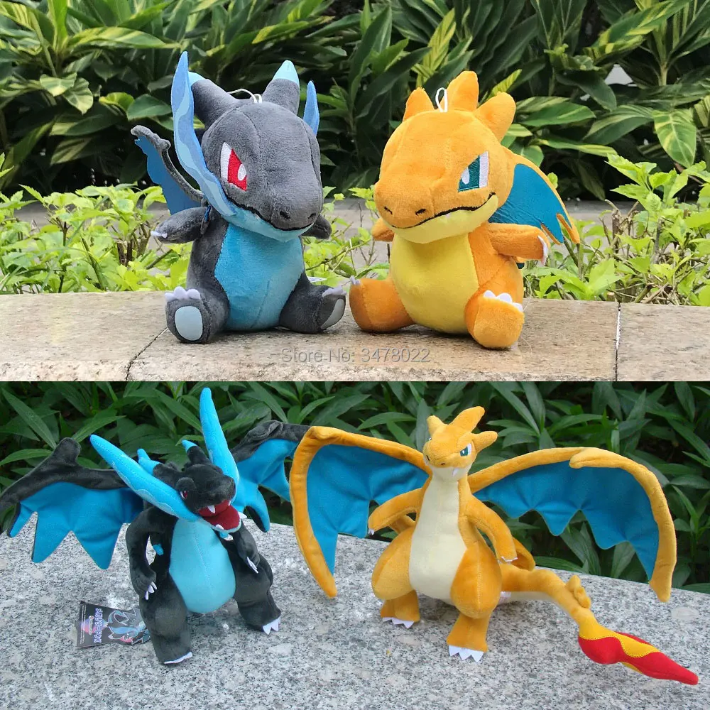 Charizard Plush Stuffed Doll Toy Figure Shiny Pokemon Black Charizard Plush Stuffed Doll Toy Figure Shiny Pokemon Black