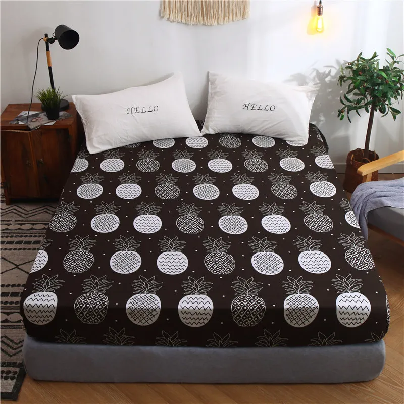 الحيوان الطباعة مصنع غطاء مرتبة غطاء غبار 90*200 شرشف 180*200 السرير غطاء مع حبل مرن الملك الملكة حجم أغطية سرير