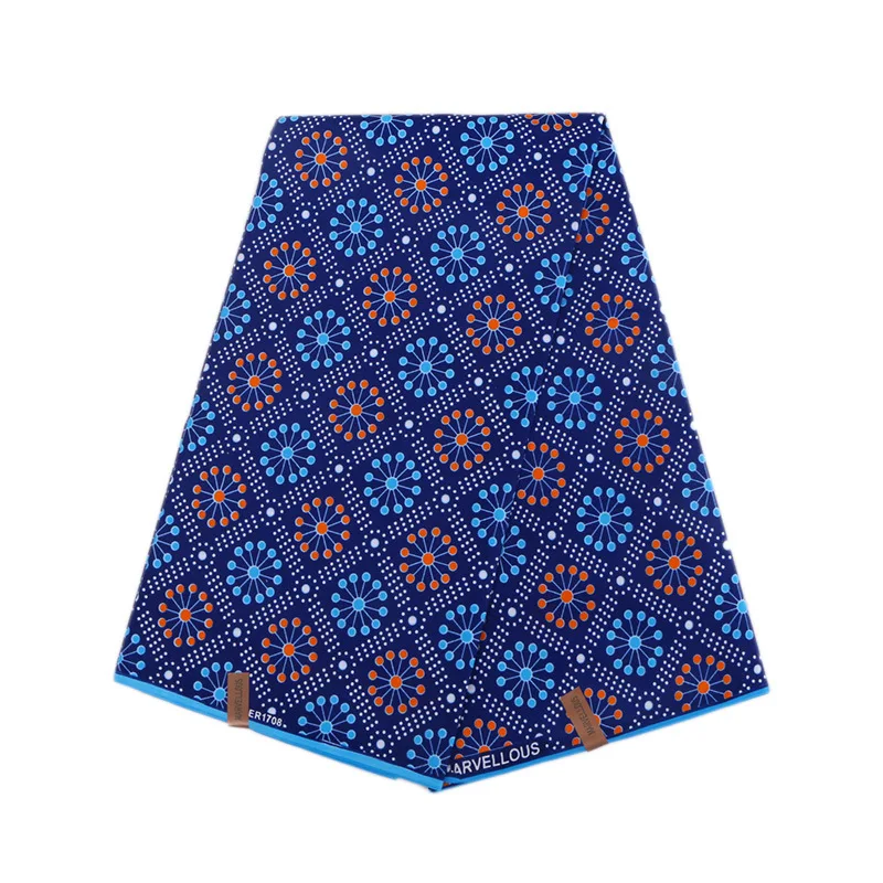 

mylb 2018 Ankara African Polyester Wax Prints Fabric Hollandais Wax High Quality 6 yards African Fabric for Party Dress