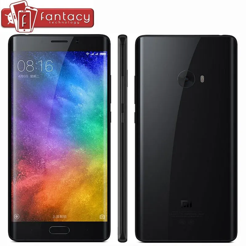 Original Xiaomi Mi Note 2 4GB 64GB Snapdragon 821 Quad Core 9V 2A Fingerprint ID FDD 4G 22.56MP 5.7 " 1080P MIUI Mobile Phones