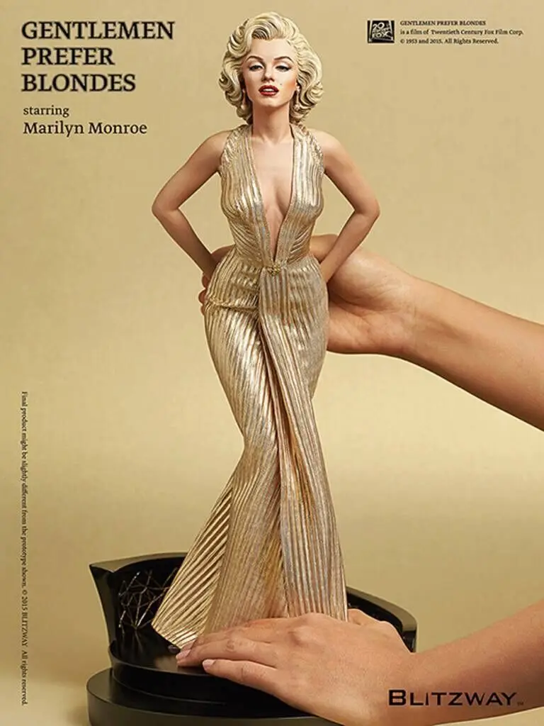 

1/4 Scale Blondes Marilyn Monroe Statue PVC Sexy Figure Collectible Model Toy 42cm