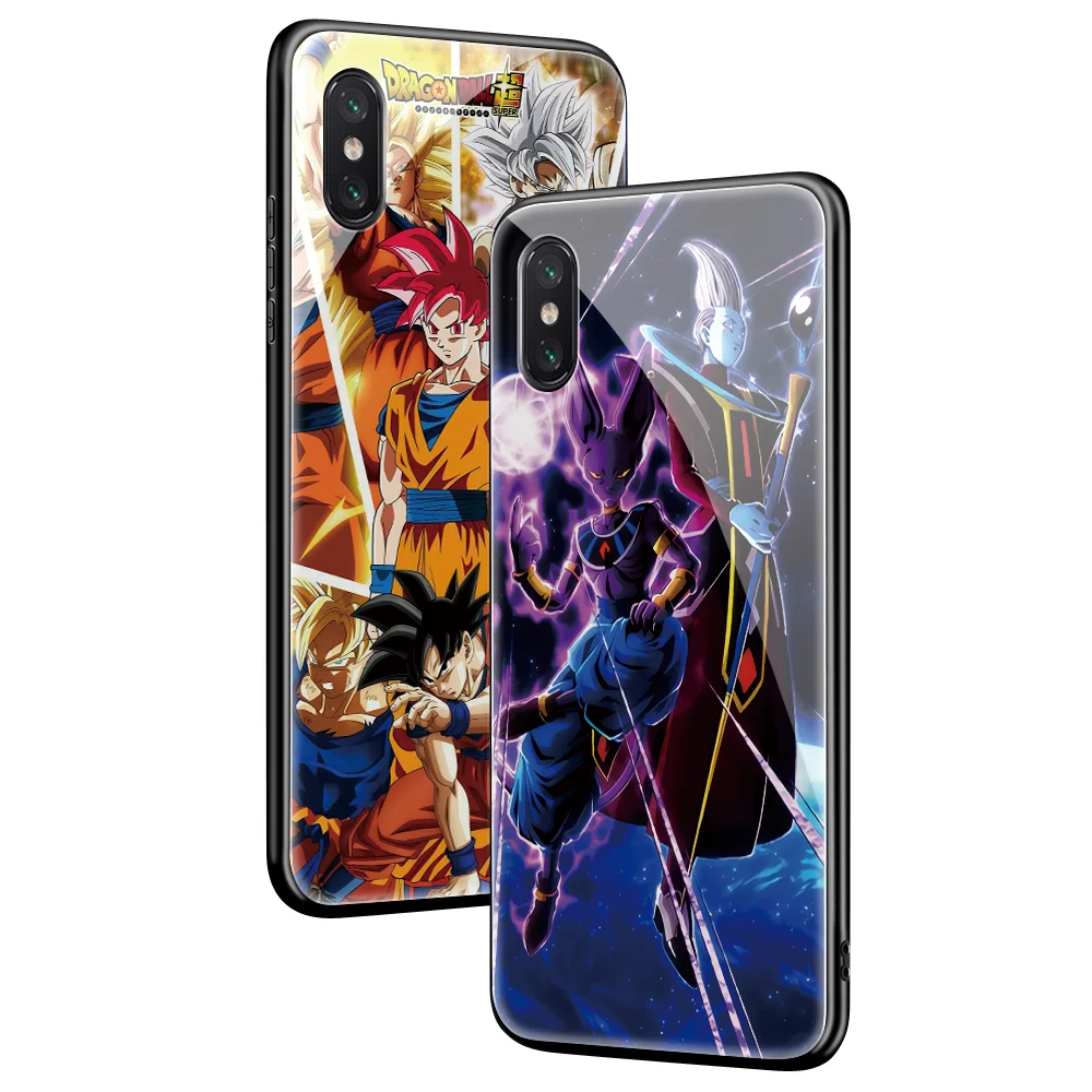 Dragon Ball для iphone 11 Pro 8 X S R MAX 7 Plus 6s 5 SE заказной чехол из закаленного стекла для телефона Samsung Note Galaxy 8 9 10+ Plus