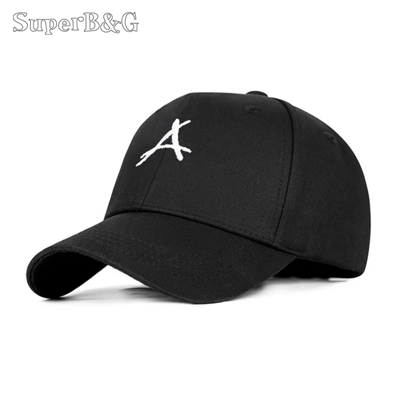 

SuperB&G Hot Selling Baseball Cap Women Men Black and White Sport Cap dad hat Unisex Spring Summer Baseball Cap bone Wholesale