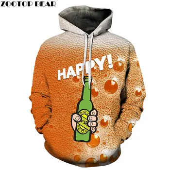 

Bottle Beer&Bubble 3D Print Brand Casual Hoody Sweatshirt Men Tracksuit Hoodie Male Pullover Streetwear Coat DropShip ZOOTOPBEAR