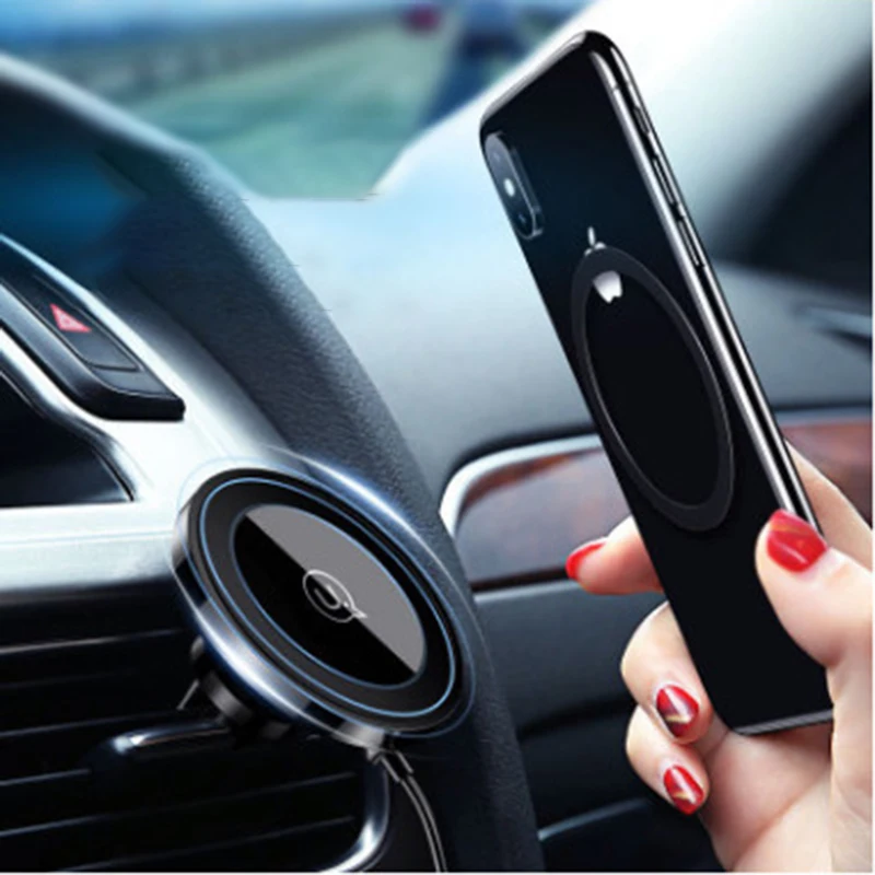 

10W Wireless Charging Magnetic Car Phone Holder Qi Wireless Charger Air Vent Mount Car holder for iPhone Samsung S8 S9 Note 8