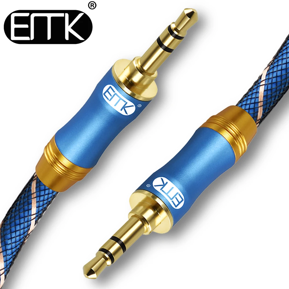 EMK 3.5 to 3.5 Audio Cable Male to Male Aux Cable 0.5m 1m 2m 3m 5m black grey jack 3.5mm cable cord For phone Car headphone MP4 EMK 3.5 to 3.5 Audio Cable Male to Male Aux Cable 0.5m 1m 2m 3m 5m black grey jack 3.5mm cable cord For phone Car headphone MP4