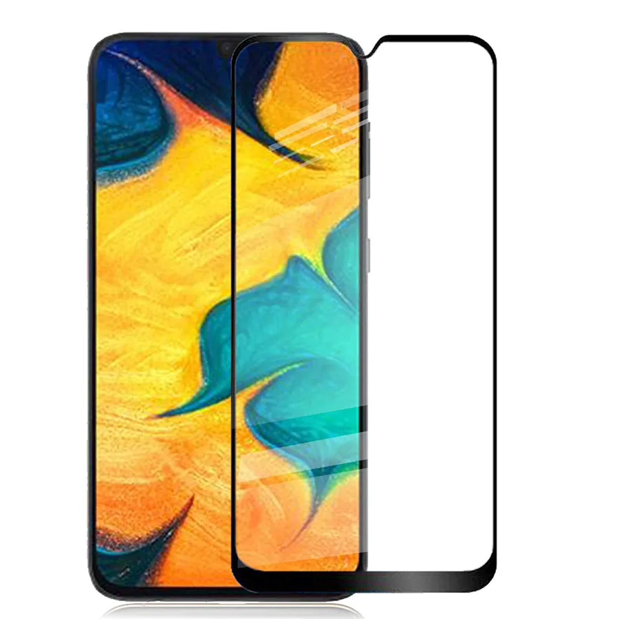 9D полное покрытие из закаленного стекла для Samsung Galaxy M30 M20 M10 Защитное стекло A30 A50