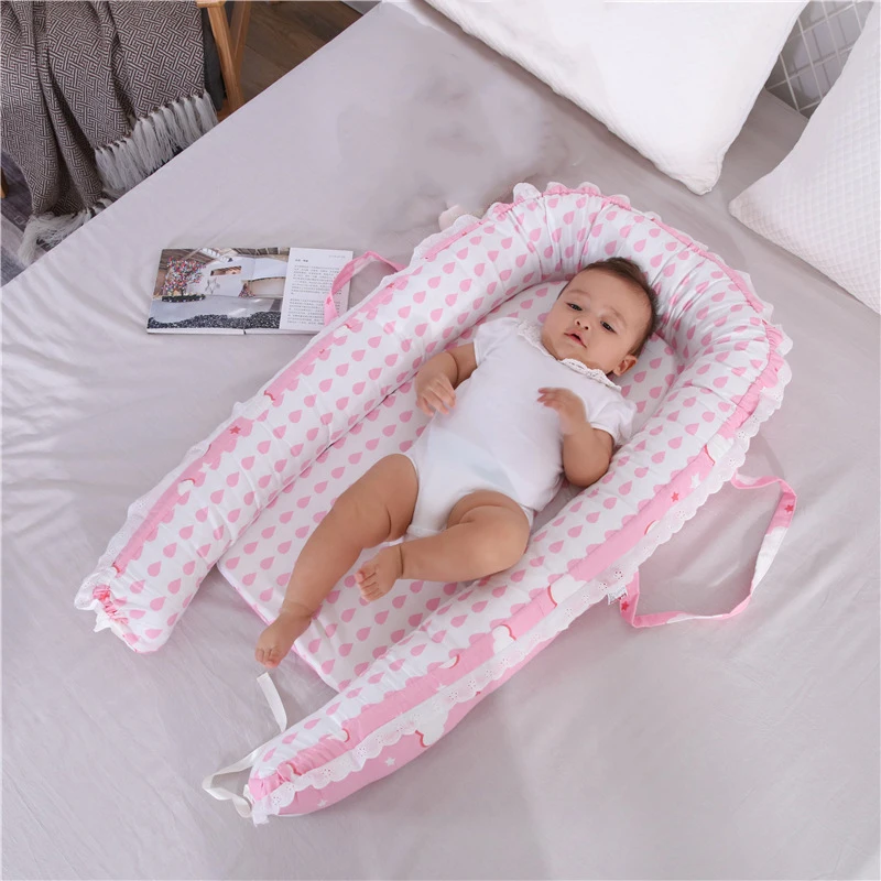 Nursery Bedding Mattresses Baby Bassinet For Bed Portable Baby Lounger For Newborn Crib Breathable And Sleep Nest New