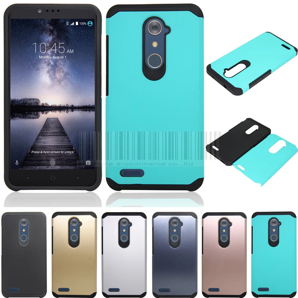 Тонкий гибридный армированный чехол для ZTE Zmax Pro Z981 Z988/Kirk Z988/Grand X Max 2/Imperial Z963U/Max Duo LTE