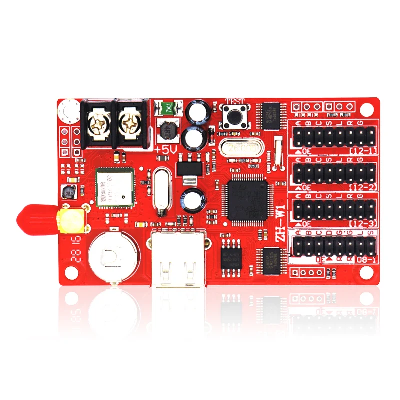 

ZH-W1 Wireless WIFI Control Card LED Display Control Card Supports Mobile Phone U Disk