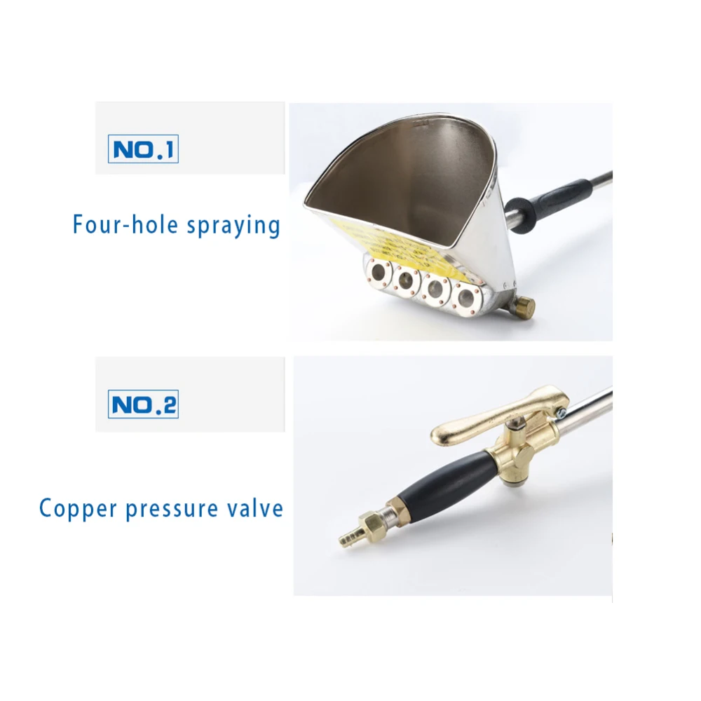 Минометный опрыскиватель настенный минометный пистолет Штукатурная лопатка бункер ковш цемент воздушный пистолет-распылитель